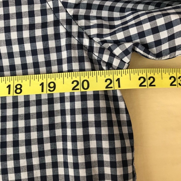 Lucky Brand Button Up Long Sleeve Blue Check M - Picture 5 of 8